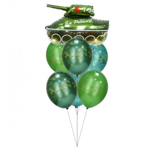 Купить Воздушные шарики с гелием на 9 Мая - магазин воздушных шариков
