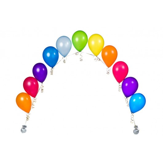 Купить Арка из гелиевых шаров, ассорти Цена за 1 метр - магазин воздушных шариков