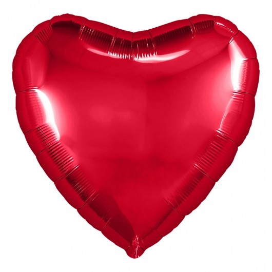 Купить Шар Сердце, Красный - магазин воздушных шариков