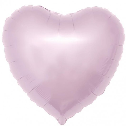 Купить Шар Сердце, Светло-розовый - магазин воздушных шариков