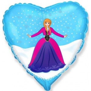 Воздушный шар Сердце Принцесса Алексия