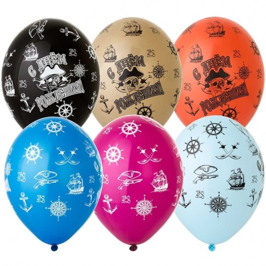 Купить Воздушный шар с др пират - магазин воздушных шариков