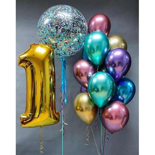 Купить Фонтан из шаров на День рождения - магазин воздушных шариков