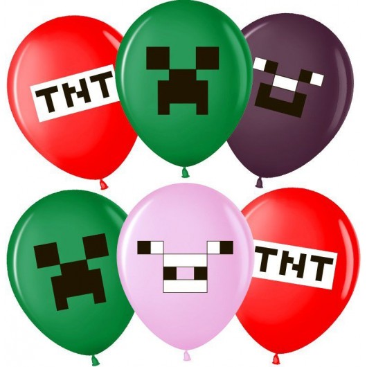 Купить Воздушный шар Пиксели - магазин воздушных шариков