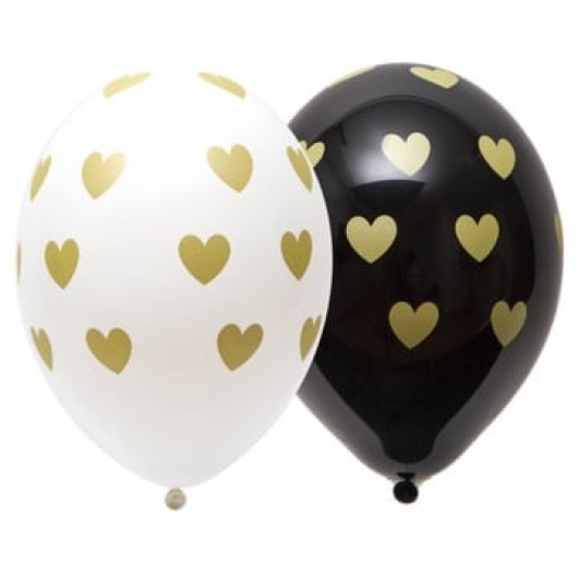 Купить Воздушный шар сердце золотые - магазин воздушных шариков
