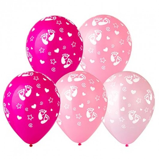 Купить Воздушные шары пяточки девочки - магазин воздушных шариков