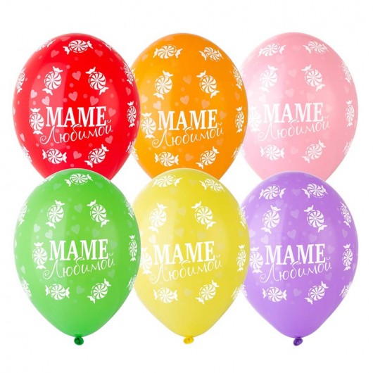 Купить Латексный шар Любимой Маме - магазин воздушных шариков