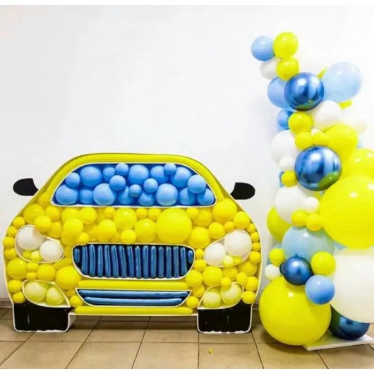 Купить Аэромозайка фигура автомобиль - магазин воздушных шариков