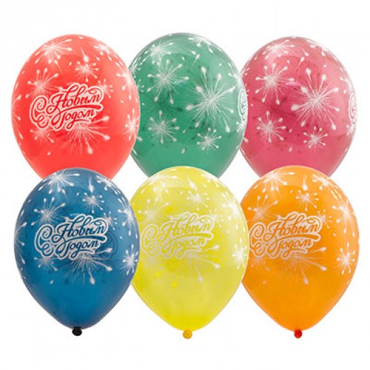 Купить Воздушный шар фейерверки кристал - магазин воздушных шариков