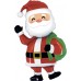 Купить Шар Фигура, Дед Мороз с подарками 152 см - магазин воздушных шариков