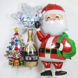 Шар Фигура, Дед Мороз с подарками 152 см