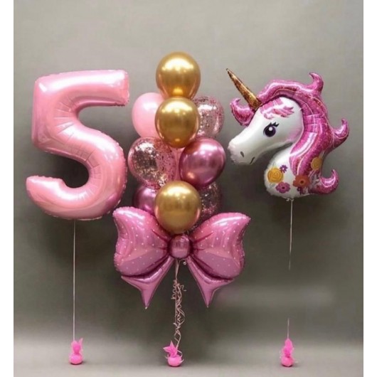Купить Фонтан из воздушных шаров хром на день рождения - магазин воздушных шариков