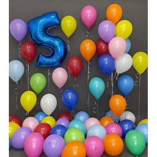 Купить Яркий набор на день Рождения - магазин воздушных шариков