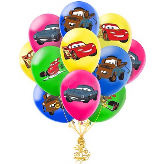 Купить Облако шариков Дисней Тачки - магазин воздушных шариков