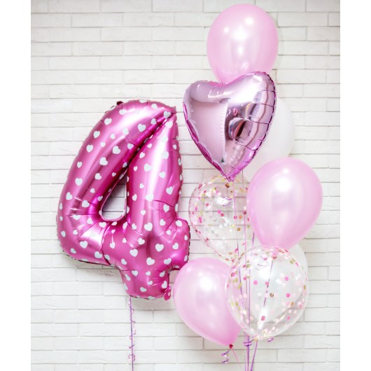 Купить Набор на день рождения девочки - магазин воздушных шариков