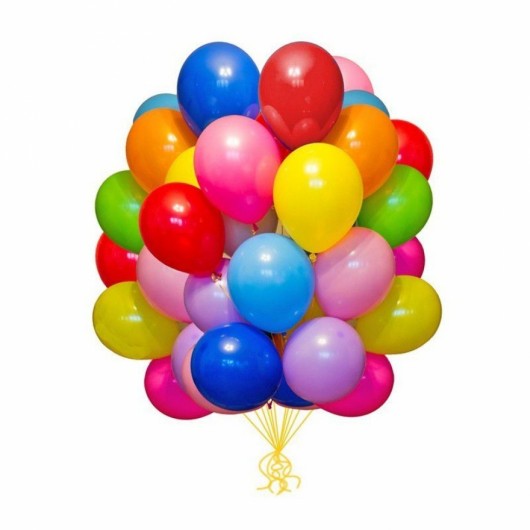 Купить Облако шаров разноцветные ассорти - магазин воздушных шариков