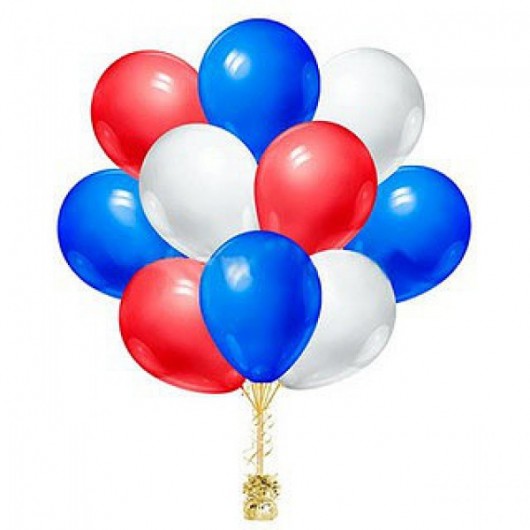 Купить Облако из шаров (Триколор) - магазин воздушных шариков