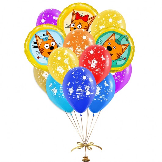 Купить Воздушные шарики (Три Кота) - магазин воздушных шариков