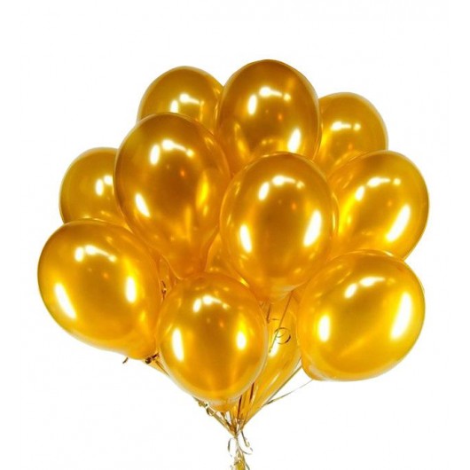 Купить Облако шаров (металлик золото) - магазин воздушных шариков