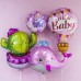 Купить Шар Круг Привет Малышка корона для принцессы - магазин воздушных шариков