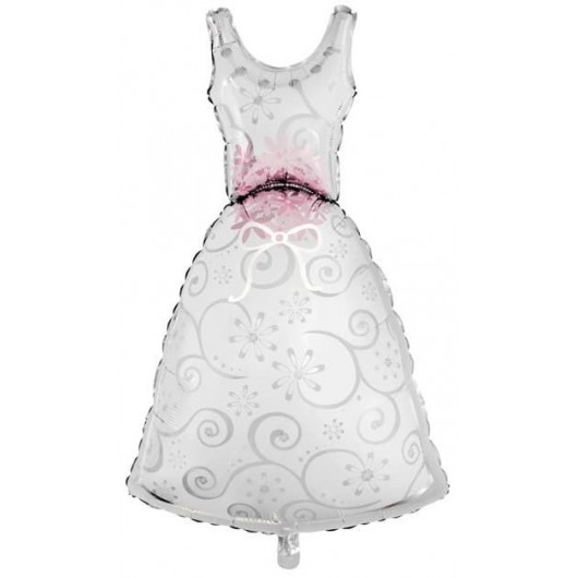 Купить Шар Фигура, Платье невесты 104 см - магазин воздушных шариков