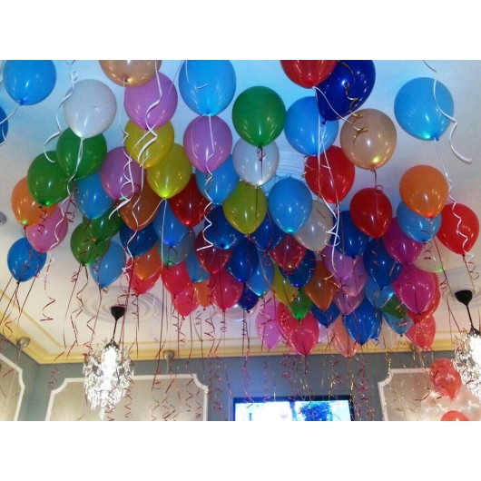 Купить Шары под потолок пастель ассорти - магазин воздушных шариков