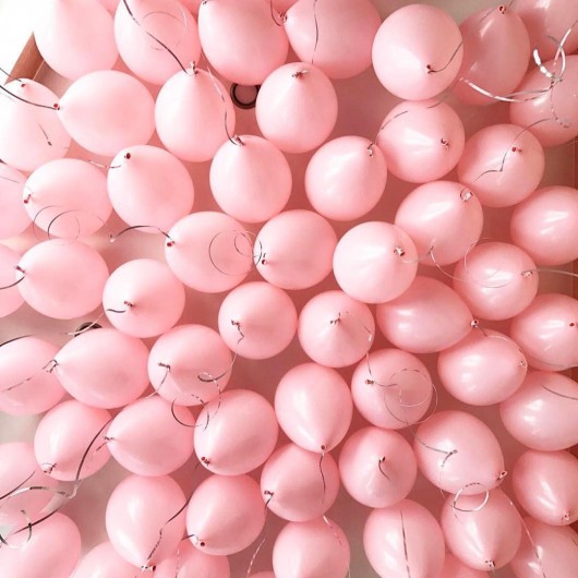 Купить Шары под потолок розовые - магазин воздушных шариков